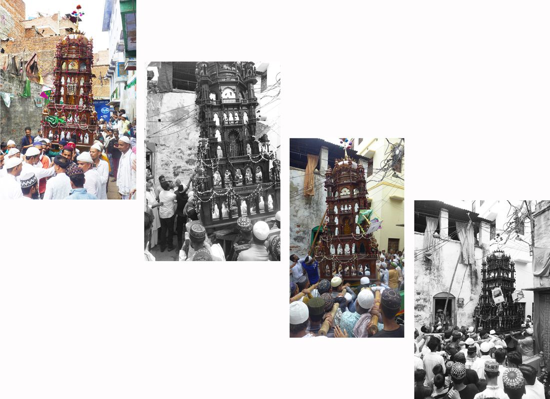 Jateen Lad is collaborating with historian Professor Malavika Kasturi on a new project covering the spectacular taziya processions in the city of Varanasi, India. 